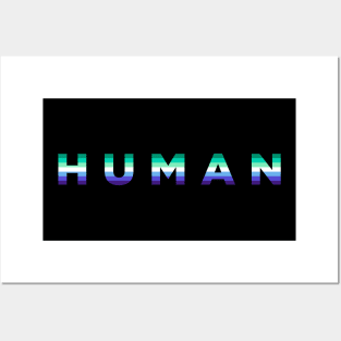 Human Humankind Pride Flag Gay Posters and Art